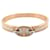 Hermès HERMES MINI CLIC ANCHOR CHAIN BRACELET 17 CM IN CREAM AND ROSE GOLD ENAMEL  ref.894479