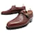 MOCASSINO JM WESTON CON FIBBIA FLORA 531 8E 42 scarpe in pelle marrone  ref.894505