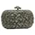 BOTTEGA VENETA POUCH KNOT RING INTRECIATO NEW POUCH BAG Khaki Leather  ref.894521