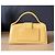 Borsa a mano Jacquemus Bambino in pelle gialla Giallo - vista 5