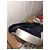 Chanel blu/pelle grigia/Sneaker con lacci in velluto CC Logo Grigio - vista 10