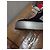 Chanel blu/pelle grigia/Sneaker con lacci in velluto CC Logo Grigio - vista 16