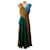 Diane Von Furstenberg Vestido largo DvF de seda en varios colores con estampado de lunares Multicolor  ref.895683