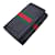 Gucci Black Denim Canvas and Leather Web 6 Key Case Holder Pouch Cloth  ref.895816