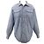 Alberta Ferretti Alberto Aspesi blue nylon padded shirt jacket