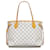 Louis Vuitton White Damier Azur Neverfull PM Cuir Toile Blanc  ref.896397