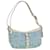 Coach Horse & Carriage Shoulder Bag Canvas Leather Light Blue White Auth am4218 Cloth  ref.896577