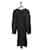 Totême TOTEME Robes T.International S Lin Noir  ref.896624