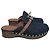 Kelly Hermès HERMES  Mules & clogs T.EU 37 Leather Blue