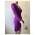 Vestido Herve Leger Morado de Viscosa Púrpura - vista 2