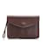 Burberry Leather Clutch Bag Brown  ref.896790