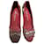 Heels with open toe with Louis Vuitton monogram Brown Satin  ref.897464