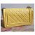 Borsa Chanel Boy piccola in pelle gialla Giallo - vista 3