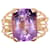 Autre Marque Yellow gold amethyst cocktail ring 18 carats Purple Gold hardware  ref.897667