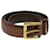 Christian Dior Belt Leather 36.2"" Brown Auth ti1042  ref.897704
