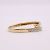 Anello Balmain con pavé di diamanti 2 ori 18 carati - vista 8
