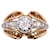 Autre Marque Bague solitaire Art Déco diamant 0.60 carats serti sur platine et or jaune 18 carats Bijouterie dorée  ref.897796