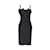 Vivienne Westwood Abito nero con pieghe frontali  ref.897838