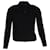Hugo Boss Suéter Boss Slim Fit con cuello de polo en lana merino negra Negro  ref.897894