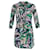 Diane Von Furstenberg Printed Mini Dress in Multicolor Silk   ref.897916