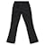 Pantalone Prada a gamba dritta in cotone nero  ref.897939