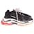 Balenciaga Triple S Sneakers aus schwarzem, rotem Leder und Mesh  ref.897942