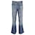 Yves Saint Laurent Calça jeans com bainha larga em jeans de algodão azul lavado  ref.897955