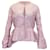Loewe Liberty Peplum Floral Blouse in Pink Cotton  ref.897987