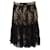 Zimmermann Lace Midi Skirt in Black Cotton  ref.897988