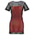 Sandro Paris Resille Mesh Mini Dress in Black Polyester   ref.897997