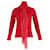 Carolina Herrera Sweater with Scarf in Red Cotton  ref.898013