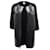 Pinko-Mantel mit offener Vorderseite aus schwarzem Leder  ref.898032