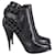 Botines tejidos Givenchy en cuero negro  ref.898035