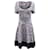 Kate Spade Leopard Print Dress in Purple Viscose Grey Cellulose fibre  ref.898066