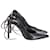 Zapatos de Salón Iro Slingback Tie Around en Cuero Negro  ref.898093
