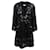 Vestido com capuz de renda Zimmermann em algodão preto  ref.898100