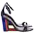 Tory Burch Colorblock Wooden-Wedge Sandals in Multicolor Leather Multiple colors  ref.898102
