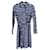 Vestido camisero de algodón azul con teñido anudado de Tory Burch  ref.898105