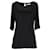 Balenciaga-Oberteil mit Viertelärmeln aus schwarzem Rayon Strahl Zellulosefaser  ref.898108