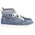 Christian Louboutin Louis Orlato High Top Sneakers in Blue Suede   ref.898144