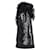 Hugo Boss Ärmelloses Kleid mit Pailletten von Boss aus schwarzer Viskose Zellulosefaser  ref.898176