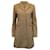 Max Mara Studio Coat in Camel Brown Wool Yellow  ref.898178
