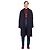Balenciaga Carcoat al ginocchio in cotone blu navy - vista 7