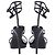 Hugo Boss Boss Riemchen-Plateausandalen aus schwarzem Leder - Ansicht 4