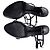 Hugo Boss Boss Riemchen-Plateausandalen aus schwarzem Leder - Ansicht 6