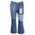 Jeans Kick Flare Alexander McQueen con pannelli in cotone blu  ref.898194