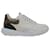Alexander McQueen Court Low-Top Sneakers in Cream Leather White  ref.898228
