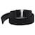 Cinturón con hebilla de logotipo de Prada en lana negra Negro  ref.898246