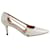 Casadei Shinelux Pumps in Pearl White Leather  ref.898249