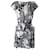 Diane Von Furstenberg Vestido estampado com cinto em seda multicolorida Multicor  ref.898269